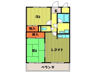 ファミーユ２の物件間取画像